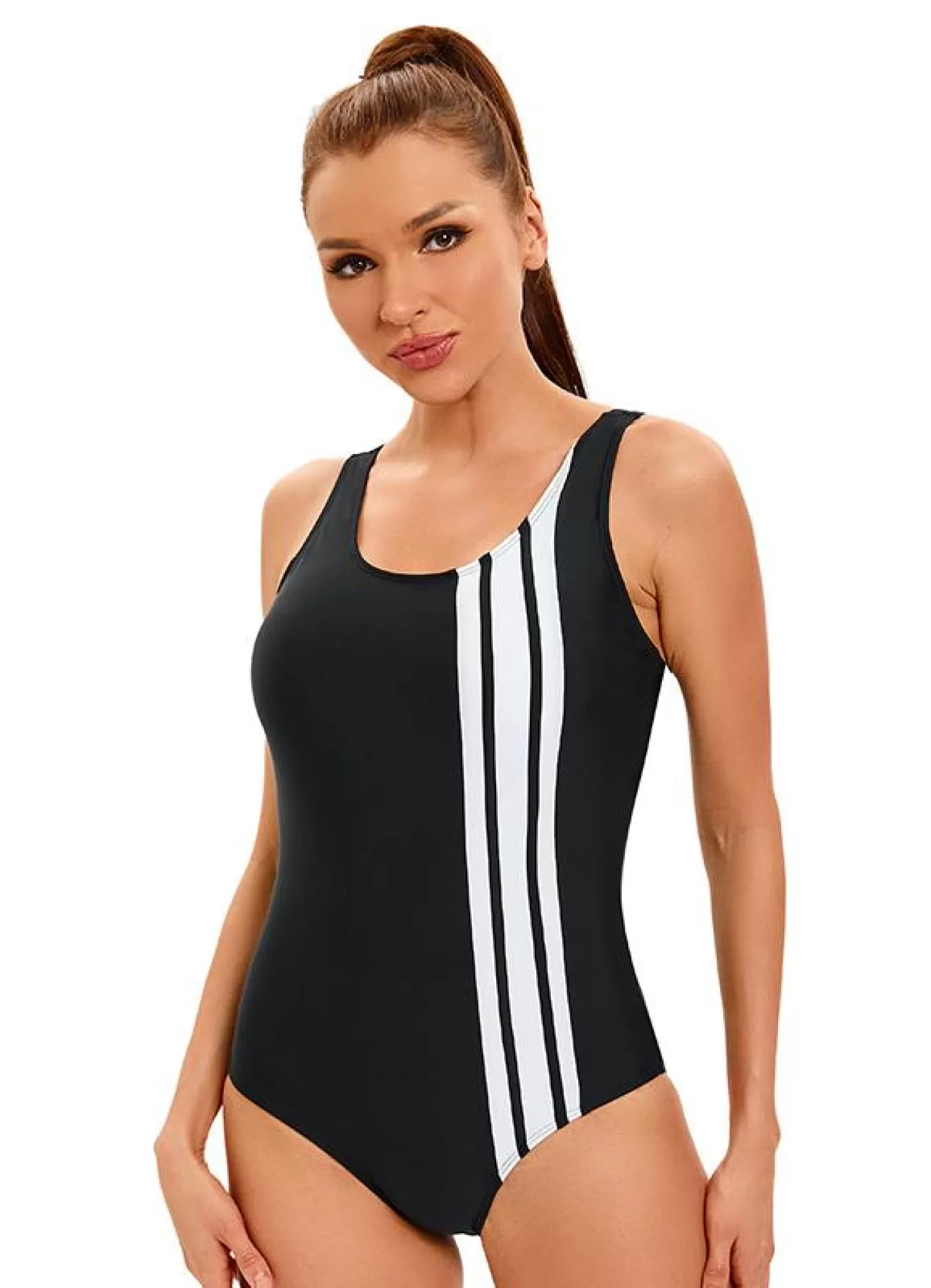 One-piece sport Triangle conservative one-piece swimsuit women's backless swimsuit