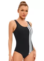 One-piece sport Triangle conservative one-piece swimsuit women's backless swimsuit