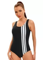 One-piece sport Triangle conservative one-piece swimsuit women's backless swimsuit
